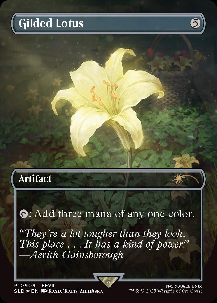 Gilded Lotus Rainbow Foil