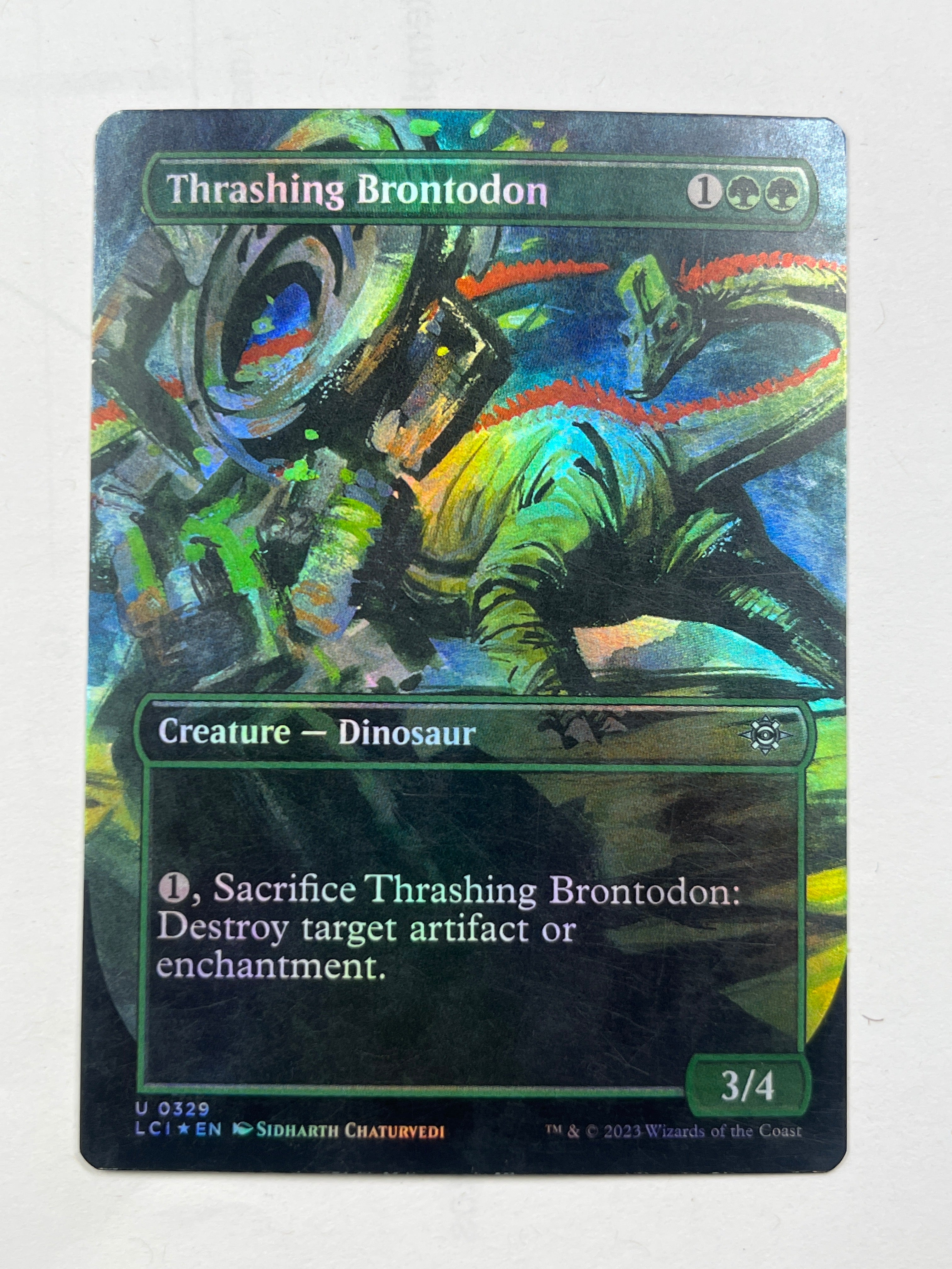 Thrashing Brontodon