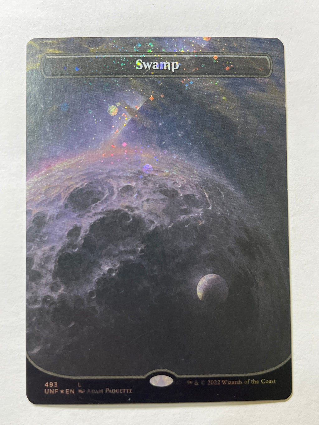 Swamp borderless galaxy foil