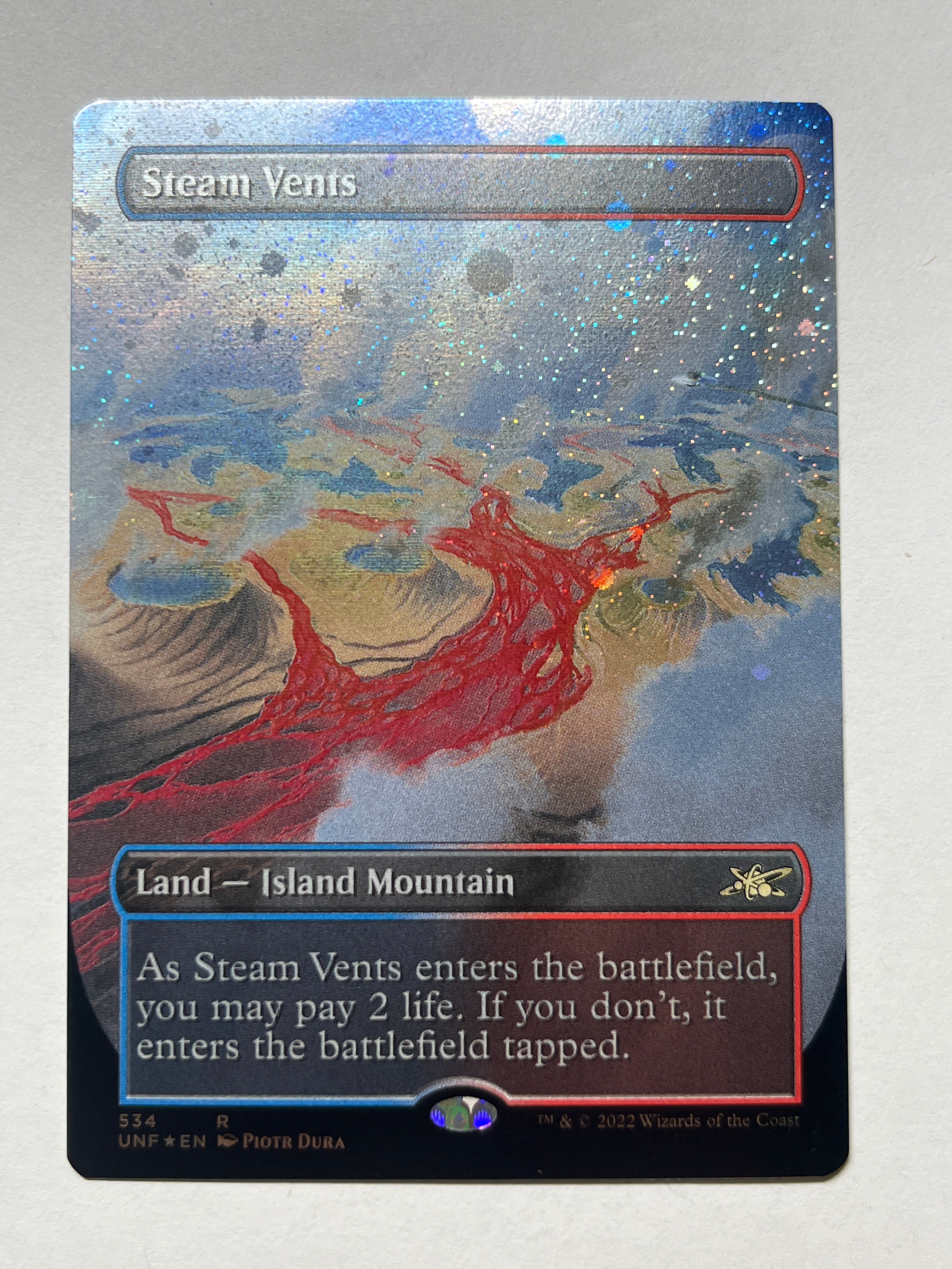 Steam Vents Borderless Galaxy Foil