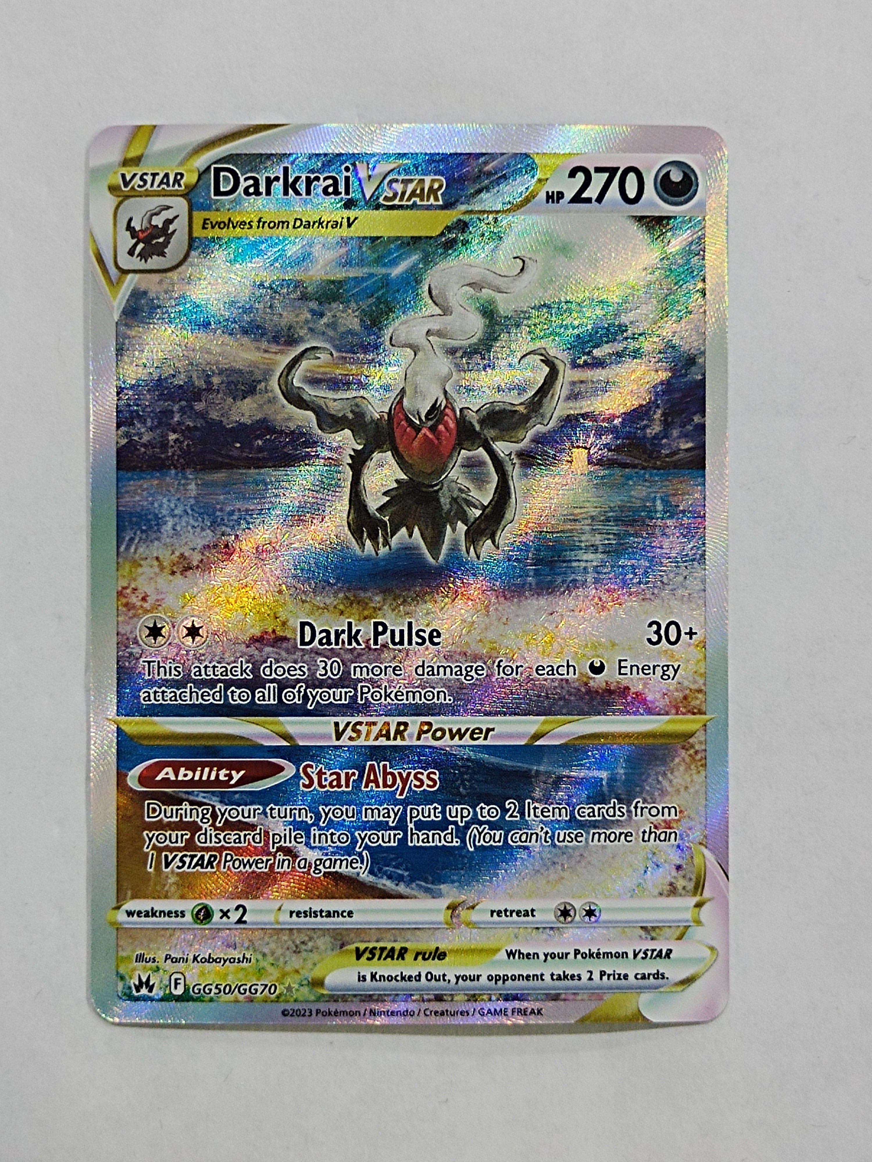 Darkrai Vstar gg50