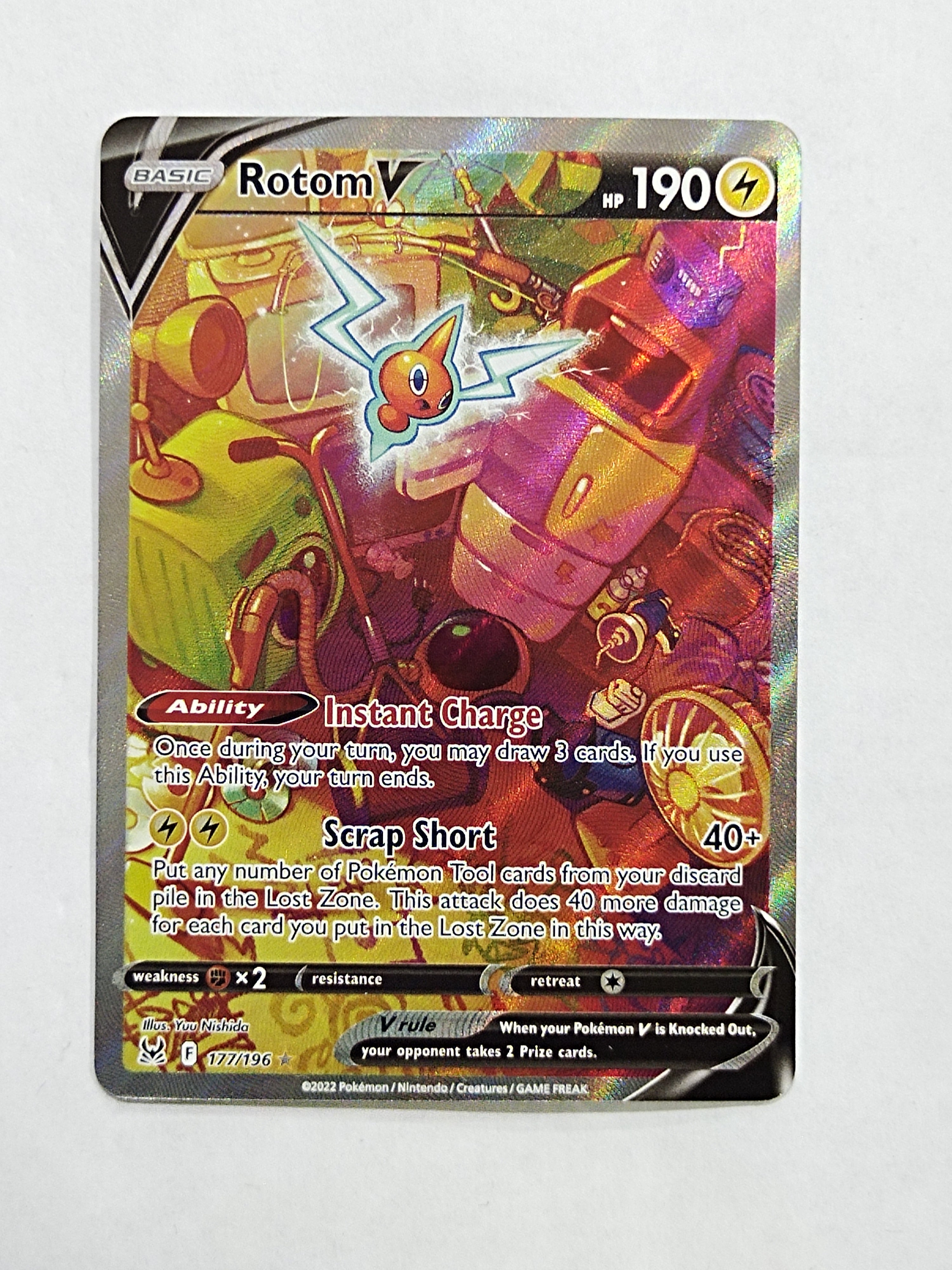Rotom V 177/196 Damaged
