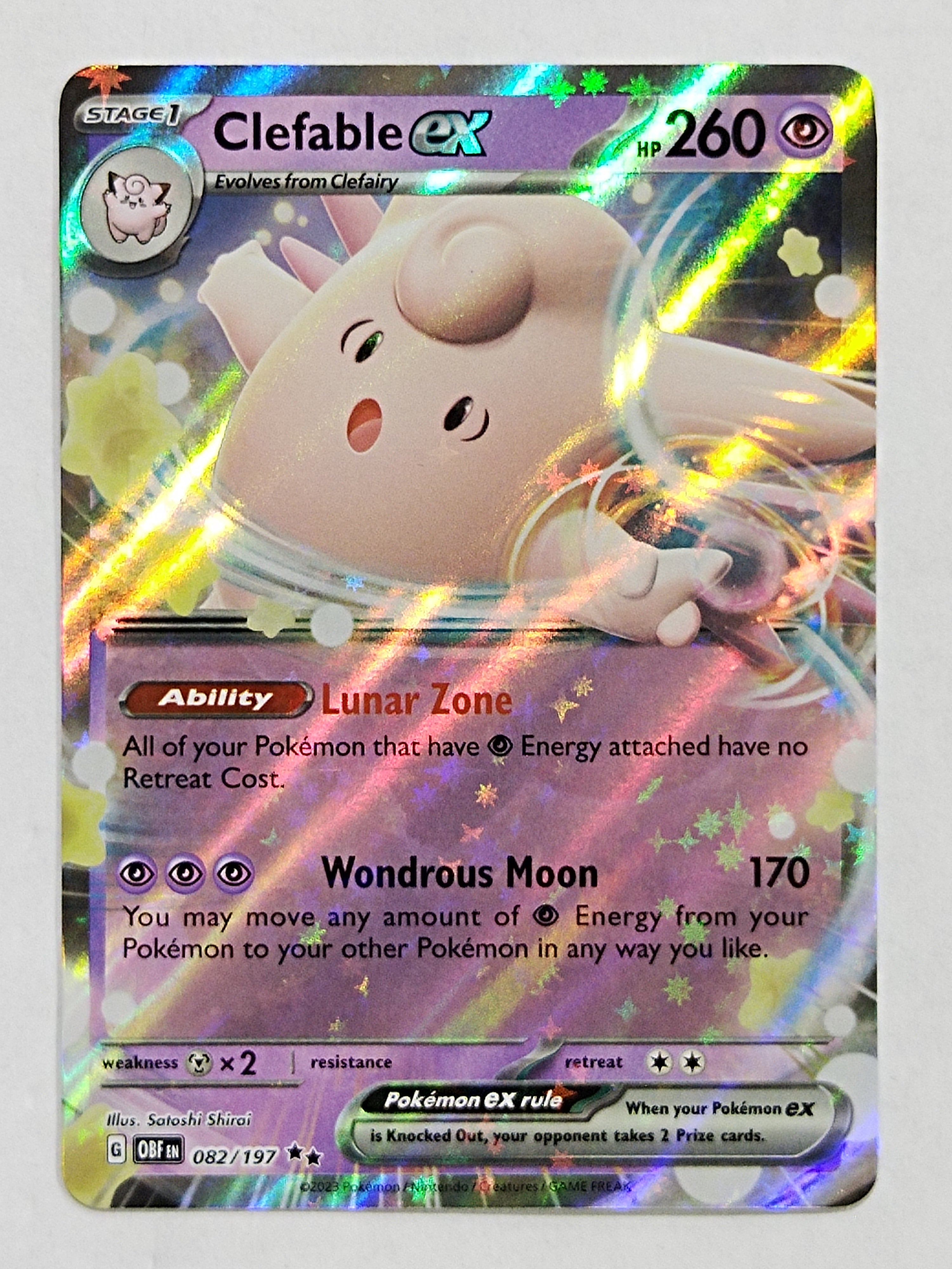 Clefable Ex 082/197