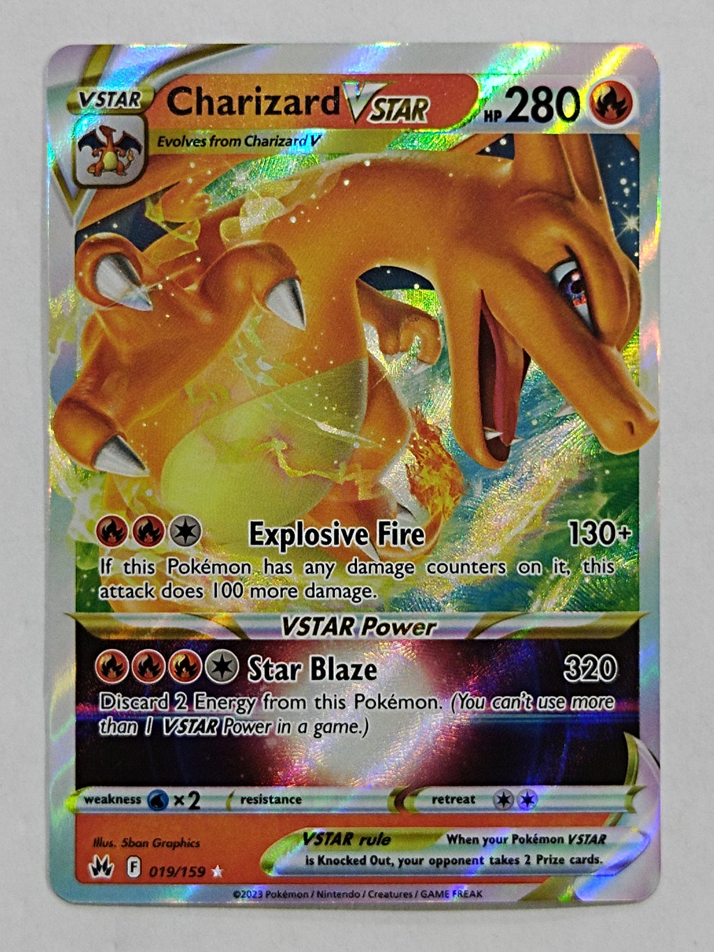 Charizard Vstar 019/159
