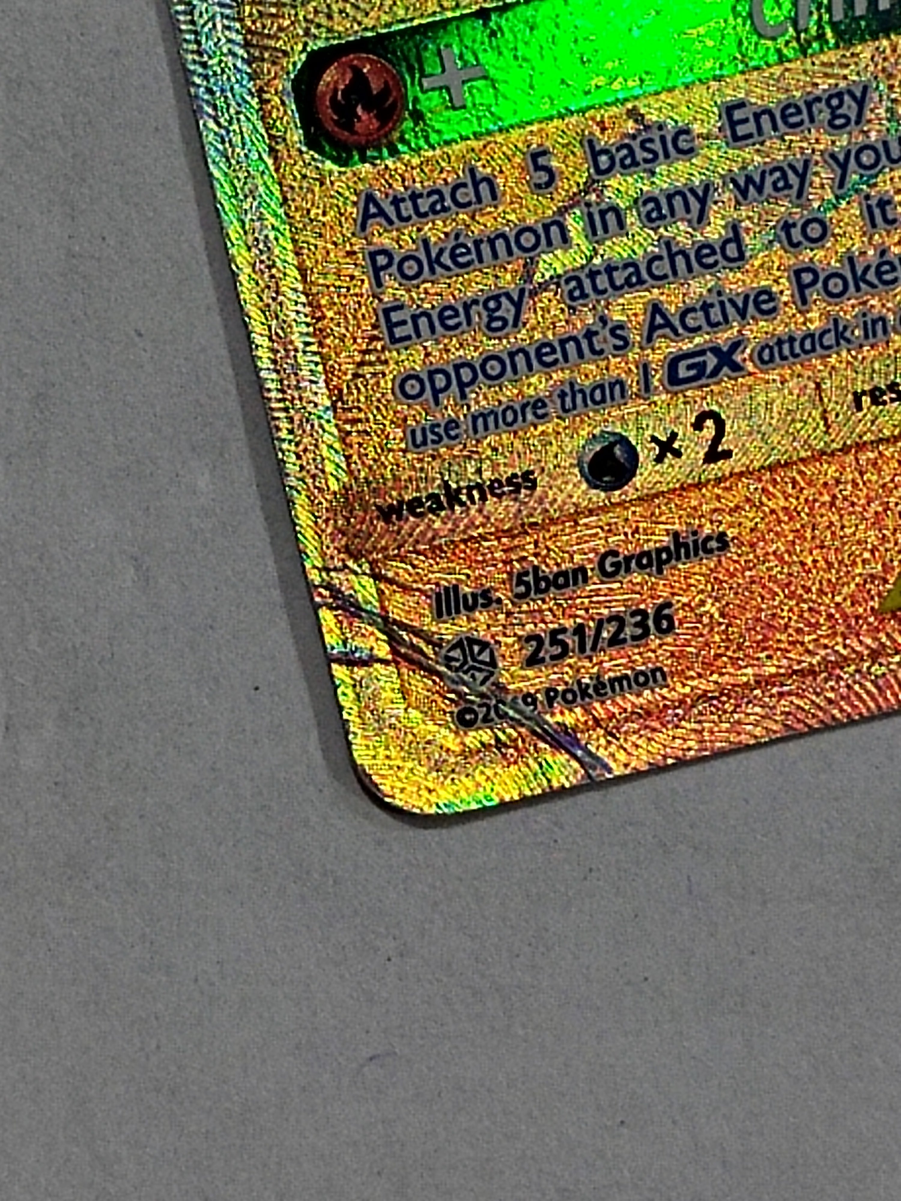 Charizad And Braixen Gx Damaged