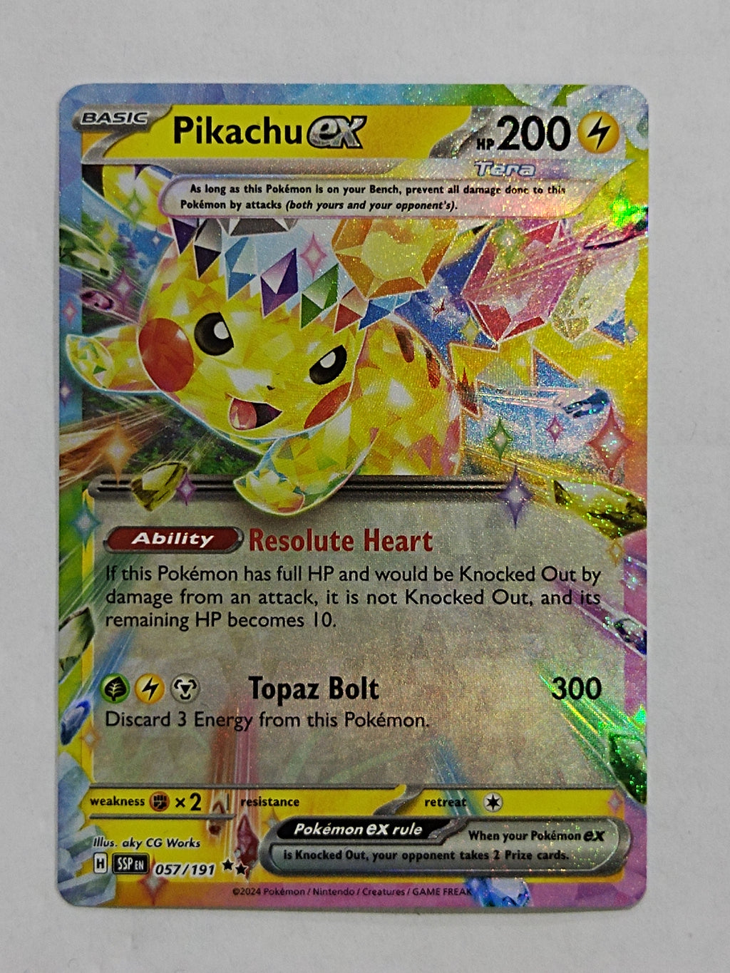 Pikachu Ex 057/191