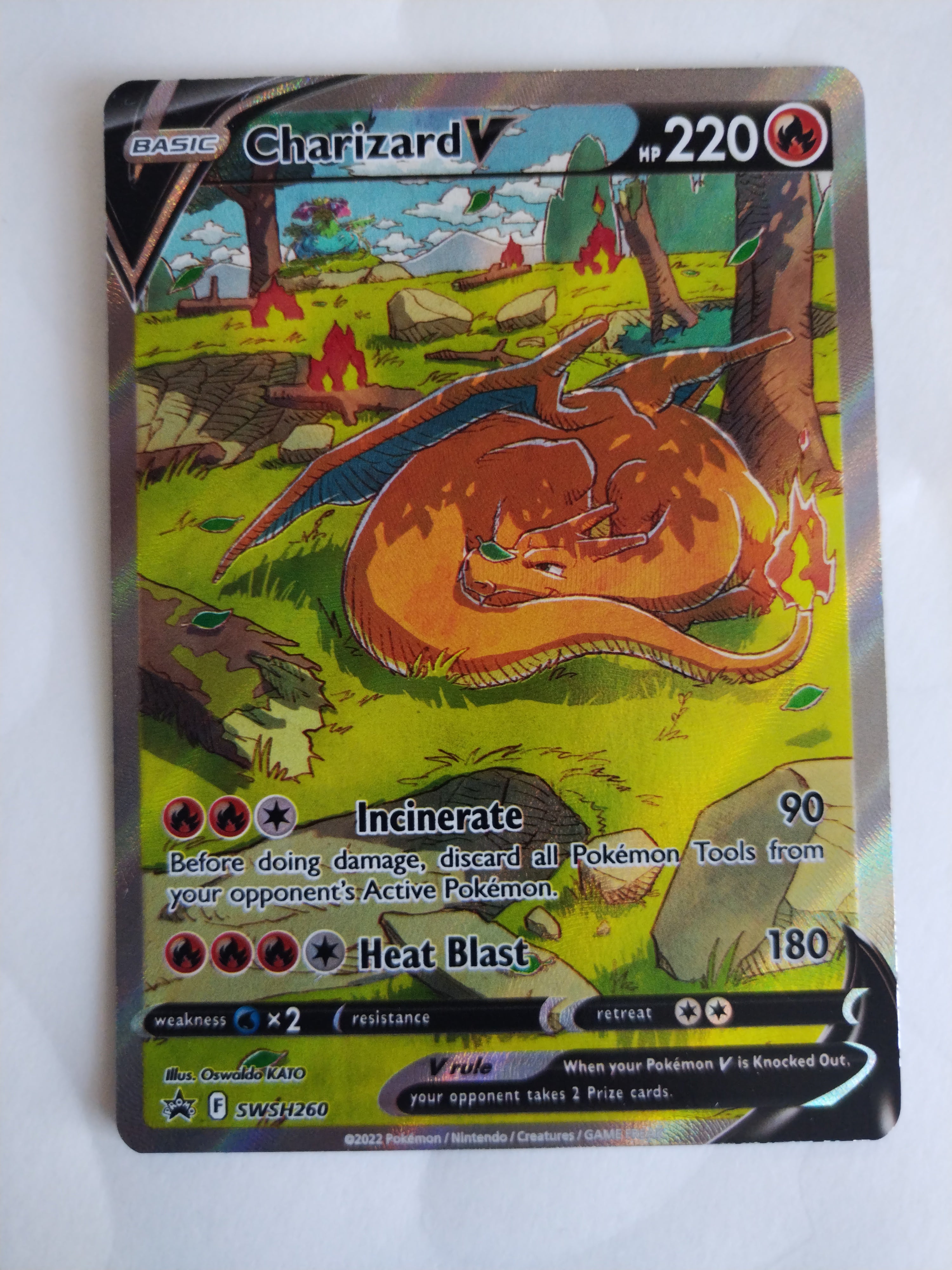 Charizard V promo swsh260