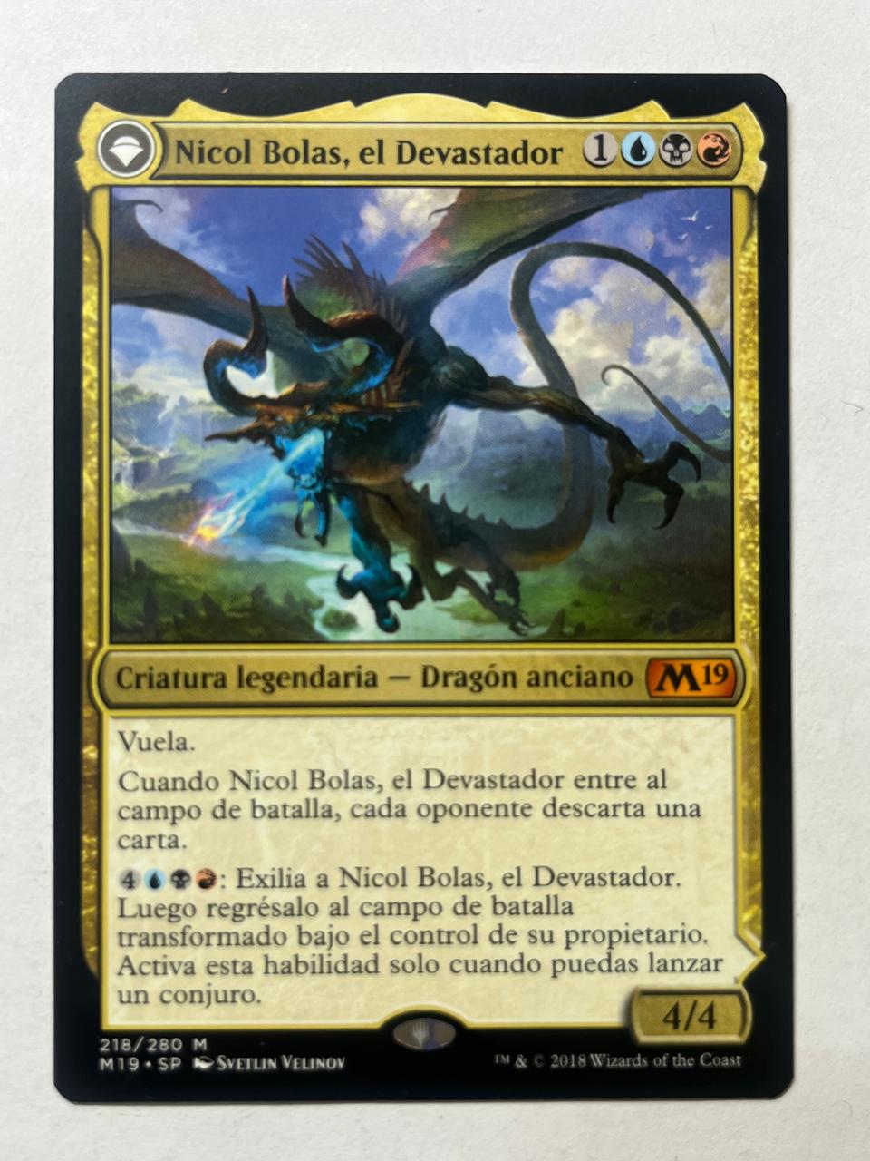 Nicol Bolas, the Ravager // Nicol Bolas, the Arisen español