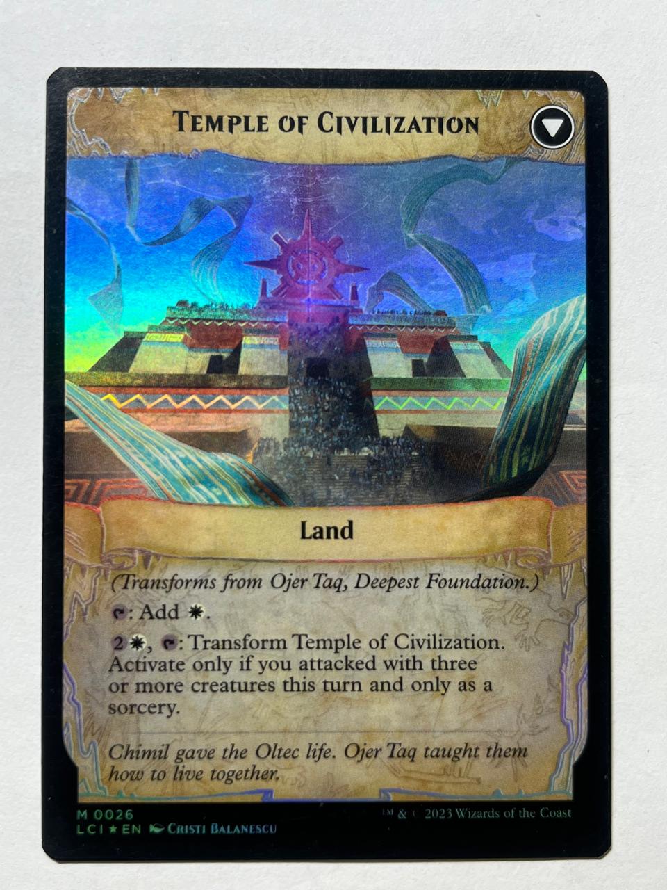 Ojer Taq, Deepest Foundation // Temple of Civilization