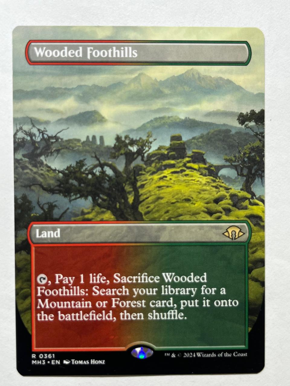 Wooded Foothills borderless