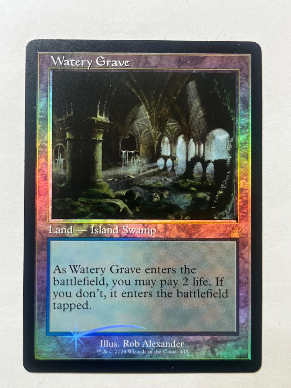 Watery Grave retro foil