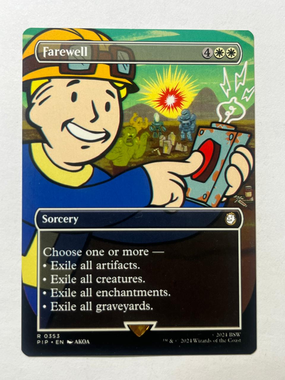 Farewell borderless