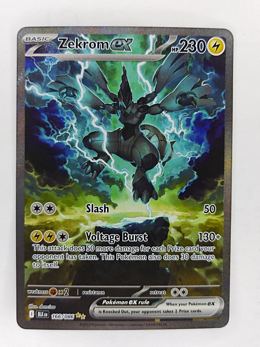 Zekrom ex 166/086 Black bolt