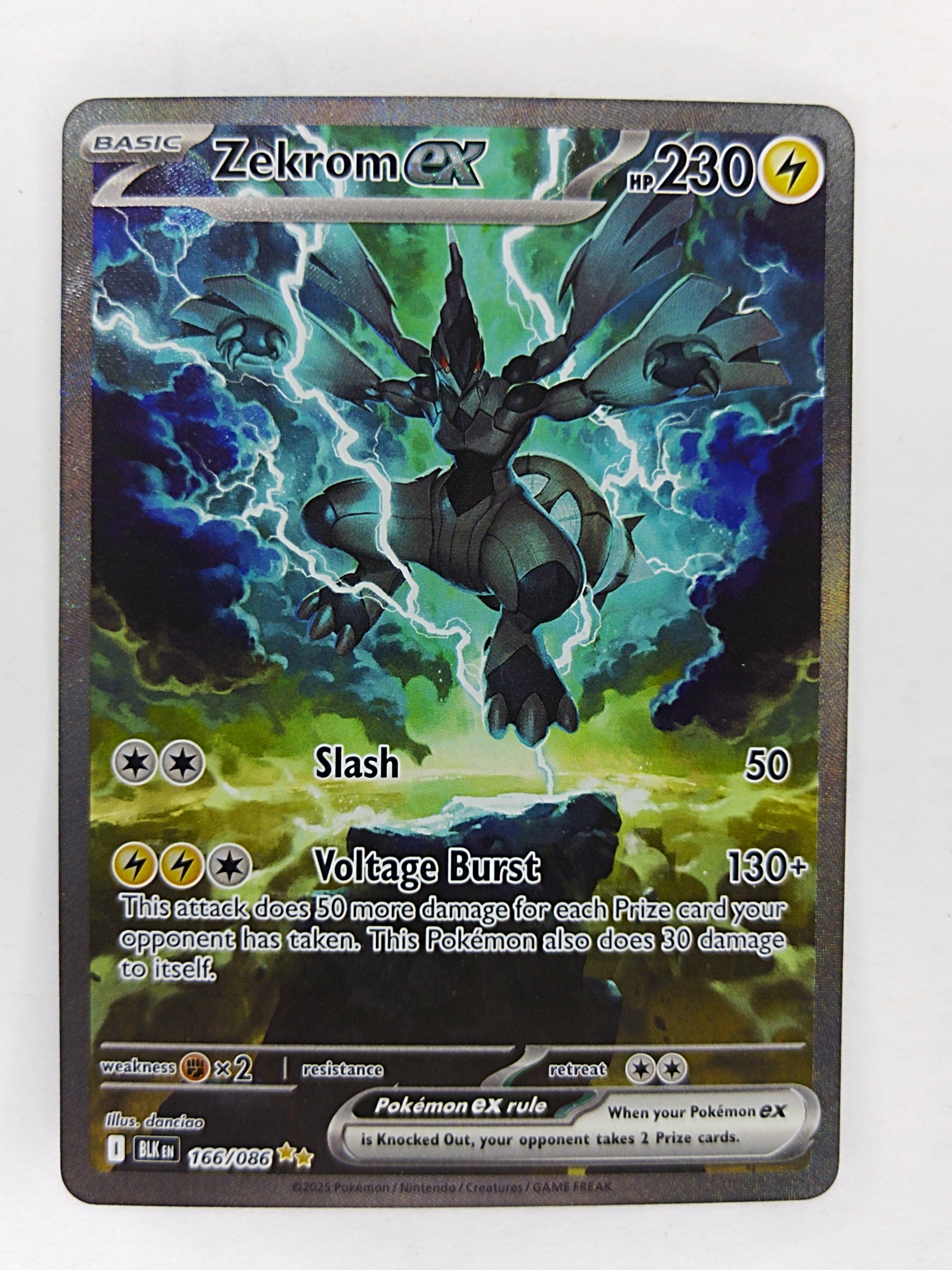 Zekrom ex 166/086 Black bolt