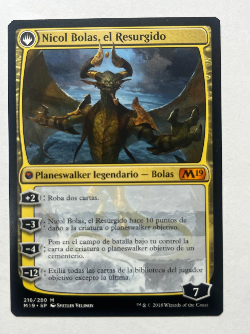 Nicol Bolas, the Ravager // Nicol Bolas, the Arisen español